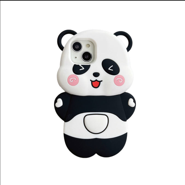 Shockproof Animal Kawaii Cartoon Cute Panda Silicon Mobile Phone Case for Iphone 15 Pro Max 15pro 14 Plus 14 13 12 11 Cover