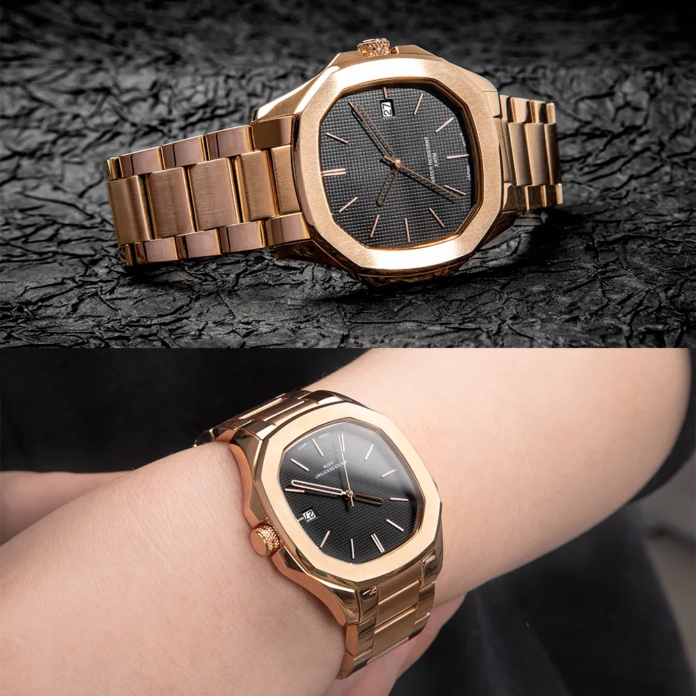 OEM Custom Logo Simple Watch Manufacturer Mainly Focus Custom Logo Men Luxury Watch Factory with Competitive Price For Men