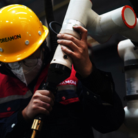 Brazo Robótico Colaborativo de Soldadura DREAMON con Motor de 220V, Construcción de Aluminio y Acero - Uso Industrial, Estación de Comercio de China