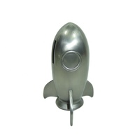 Tirelire en métal pour mariage, coffre-fort pour argent, cadeau pour enfants, tirelire, jouet, fusée