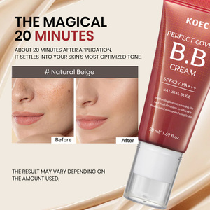 Тональный крем KOEC Perfect Cover BB Cream Natural Beige с <span class=keywords><strong>SPF</strong></span> 42: осветляющий, увлажняющий, стойкий, контролирующий жирность кожи - Product Image 4
