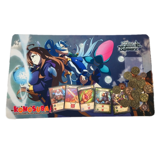 Do Cool Games DCG-PM-B Custom Print Anime Art Waterproof Gaming Mouse Pad & Play Mat for Board Games