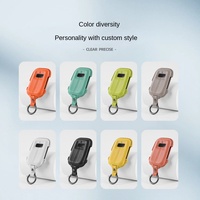 Étui de protection pour clé Zeekr 9X en cuir de chèvre, style simple, résistant aux rayures, à l'usure et à la saleté