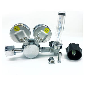 Régulateur de gaz en laiton, débitmètre, manomètres pour GPL, hélium, propane, CO2, acétylène et gaz naturel - Product Image 3