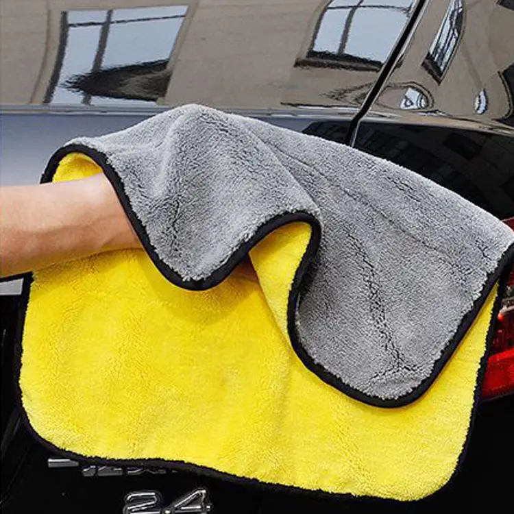 Microfibre Voiture Lavage Fil Dur Couleur Bar Nettoyage Élimination Rapide Serviette En Tissu