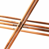 Flèches en bambou traditionnelles de 30-33 pouces avec spine correct, fabriquées à la main pour le tir à l'arc sur cible, flèches en bambou avec logo et spine personnalisable