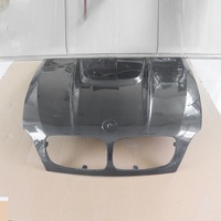 Capot en fibre de carbone pour BMW X5 X6 E70 E71 2008-2014, noir, modification, amélioration, fixation par boulons