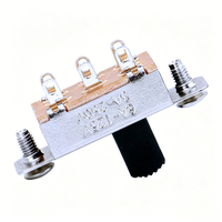 Commutateur à bascule DPDT 2 voies Push-Pull en métal pour sélecteur de micro de guitare électrique, accessoires de guitare, vente en gros d'usine