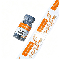 Étiquettes adhésives en poudre lyophilisée OEM -20 ℃   Autocollants holographiques inviolables de qualité médicale pour le stockage à froid, anti-contrefaçon
