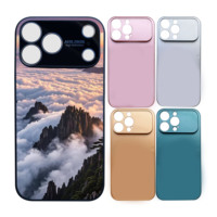 Avec caméra Protéger les étuis de téléphone portable Etui de téléphone vierge peint à la bombe pour IPhone 17promax Etuis de téléphone à sublimation Etui UV personnalisé