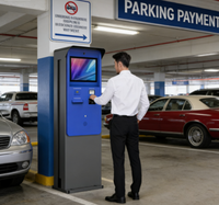 Kiosque de paiement en libre-service pour garage et parking |   Terminal de reconnaissance de plaques d'immatriculation et de paiement multiple