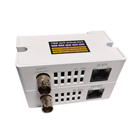 Convertidor POE sobre Cable Coaxial (EOC), IP sobre Coaxial, Transmisión de Datos y Energía de hasta 600 Metros a través de Cable Coaxial RG59 Estándar para Analógico a IP