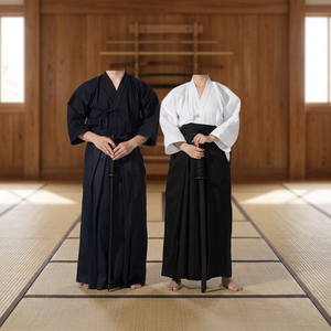 Hakama de Kendo para Hombre, Adulto, de Algodón Transpirable y Ligero de 240g, Traje de Samurai Japonés, Uniforme de Artes Marciales Personalizado, Unisex - Product Image 3
