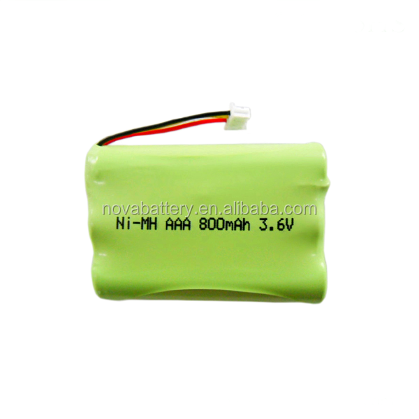 Inexpensive Daily Use Battery Ni Mh AAA 3.6V 800MAH Rechargeable Battery Pack