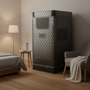 Sauna portable D0100HAJ80G, électrique, pour usage domestique, design moderne, installation facile, alimentation par prise 220-240V - Product Image 2