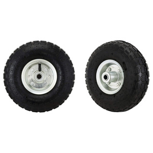 Rueda neumática de caucho 4.10/3.50-4 con llanta de acero para camioneta de carga o carrito de jardín - Product Image 5