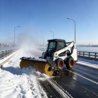 Skid-Steer Schneeschild-Anbaugerät zur Straßenräumung mit Direktlieferung vom Hersteller für Globale Händler