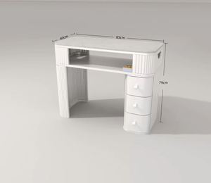 Muebles para Salón de Uñas, Mesa y Silla de Manicura de Diseño Moderno para Instalaciones de Belleza y Ocio, Mesa de Manicura - Product Image 5