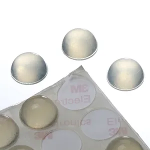 Hemisphere Bumper Non-Skid Self Adhesive Sound Isolation Rubber Silicone Feet Vibration Absorption Pads for furniture