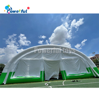 Grand terrain de football gonflable air dôme tente salle d'exposition bâtiments tente