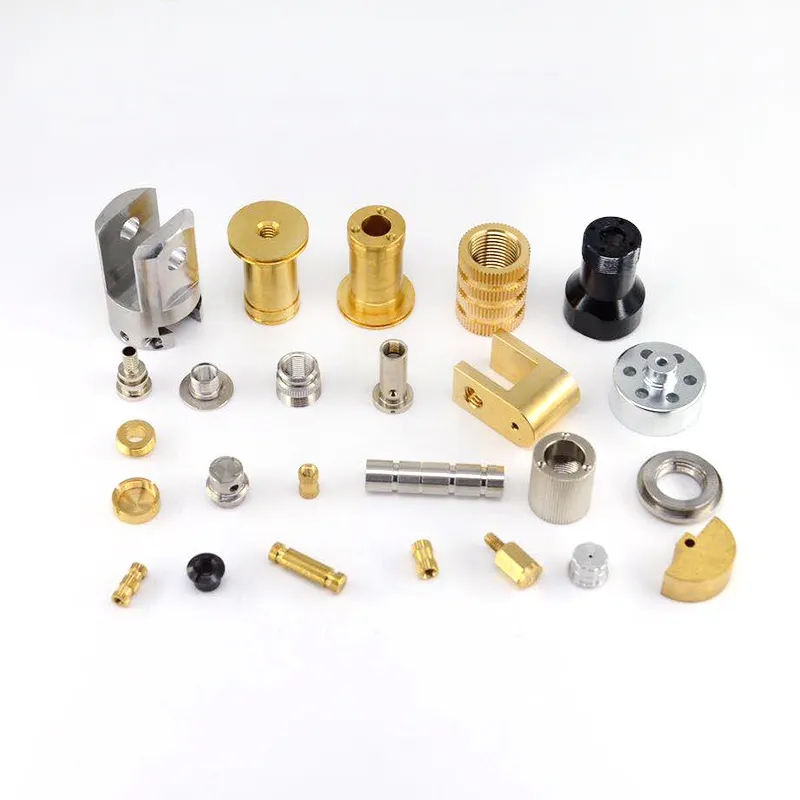 Custom CNC Precision Turning Contact Pin Machining Nozzle Adapter Holder Pipe Threaded Brass Hose Fitting Brass Parts