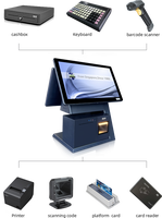 Caja Registradora Autoservicio con Impresora Térmica Integrada, Sistema Operativo Windows, Pantalla Táctil Capacitiva, 8GB de RAM, Disco Duro de 64GB, Bluetooth 5.2