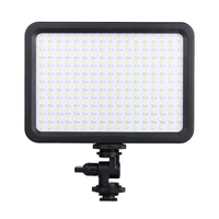 Panneau lumineux LED 204 pièces à température de couleur réglable pour caméscopes et appareils photo