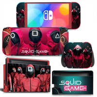 Autocollants et skins de protection en PVC multicolores pour console OLED et Joy-Con, compatibilité universelle