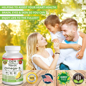 Epa Dha <span class=keywords><strong>Omega</strong></span> <span class=keywords><strong>3</strong></span> Visolie Softgel <span class=keywords><strong>Capsules</strong></span> Groothandelsprijs Hart-En Hersengezondheidsondersteuning Voor Volwassenen - Product Image 5