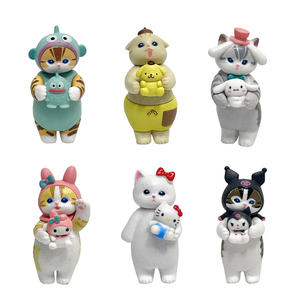 Serie Mofusand, modelo de juguete de PVC, gran oferta, muñecas de gato de dibujos animados de Anime, adornos de juego de moda, decoración bonita <span class=keywords><strong>para</strong></span> niñas, regalo sorpresa - Product Image 3