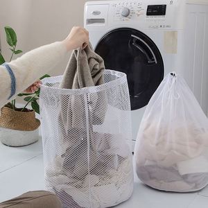 Nouvel ensemble de sacs à linge en filet avec cordon de serrage en nylon pour machine à laver et machine de nettoyage à sec - Product Image 2