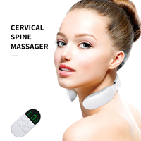 Nouveaux produits masseur cervical rechargeable télécommande bien-être soulagement de la douleur chauffage masseur de cou