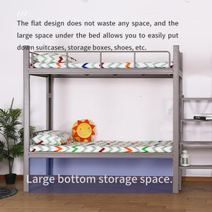 Venta al por mayor de literas de metal unidas para adultos Uso eficiente dormitorio apartamento escuela hostal Hospital Loft hoteles-para dormitorios - Product Image 4