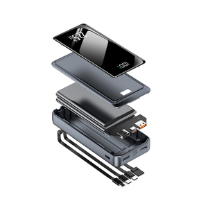 Baterías Externas de Gran Capacidad Más Vendidas, 20000mAh, con Cable Tipo-C, Carga Rápida PD20W, Soporte y Pantalla LED para Phone 17 16Pro - Product Image 5