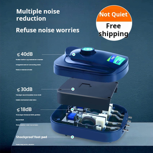 현대 환경 보호 SOBO 수족관 산소 공급기 220볼트 에어 펌프 야외 어항 스톤 스퀘어 수족관 필터 - Product Image 3