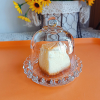 Mini support à gâteau en acrylique avec dôme, petit dôme à gâteau en acrylique, verre personnalisé