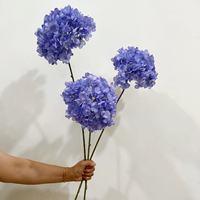 Bunga Hydrangea Buatan Besar dan Indah untuk Dekorasi Rumah dan Pernikahan, Grosir Bunga Buatan, Bunga Hydrangea, Perlengkapan Fotografi