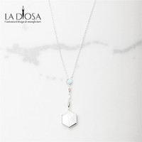 Collier pendentif en argent Sterling 925 naturel de perles, bijou minimaliste, offre spéciale