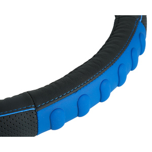 Accesorios de coche nueva moda cubiertas de volante de cuero genuino accesorios de coche decoración <span class=keywords><strong>interior</strong></span> cubierta de volante de coche - Product Image 3