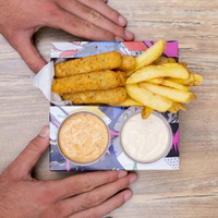 Tianxiang Emballage de conteneur de restauration rapide conception personnalisée populaire boîte de papier frites poulet aile Burger frites avec logo