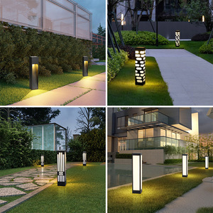 <span class=keywords><strong>Lampe</strong></span> solaire transfrontalière pour pelouse, <span class=keywords><strong>lampe</strong></span> d'extérieur moderne carrée pour cour, <span class=keywords><strong>lampe</strong></span> de paysage de jardin, décoration de <span class=keywords><strong>lampe</strong></span> de sol pour villa - Product Image 2