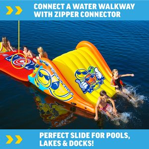 Factory Direct Giant <b>Inflatable</b> Floating Water Slide 2 Lanes 9 Ft Double Slide <b>for</b> Kids Adults Lake <b>Pool</b> Water Park Summer Fun - Product Image 3
