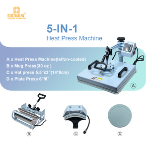Combo Multi Function T Shirt <strong>Printing</strong> Transfer <strong>Machine</strong> for Mug Plate Hat T-shirt <strong>Pen</strong> Case Puzzles Hot Press <strong>Machines</strong> - Product Image 5