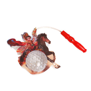 Glowing Cartoon Horse Lantern <b>Led</b> <b>Light</b> Toy For Children Festival Street Vendors Portable Bubble <b>Projector</b> Plastic Material - Product Image 4