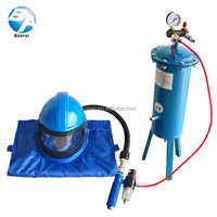 Pas encore d'avis Casque de sablage avec tube de refroidissement d'air et purificateur d'air respiratoire