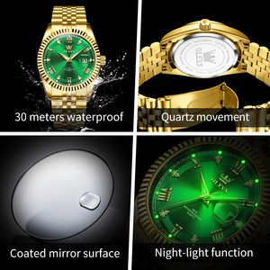 Reloj Inteligente OLEVS 5680 OEM con Logotipo Personalizado, Acero Inoxidable, Clásico, Luminoso, Popular, Resistente al Agua, con Calendario, de Cuarzo - Product Image 5