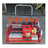 Semoir manuel à 6 rangs, semoir efficace à pousser pour jardin domestique et petite ferme