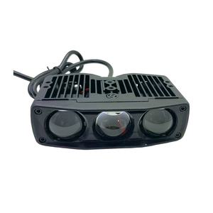 F06N Nuevo Foco <span class=keywords><strong>LED</strong></span> <span class=keywords><strong>de</strong></span> 3 Leds, Haz <span class=keywords><strong>de</strong></span> Luz Amplio, Alta Luminosidad 6000K, Blanco/Blanco, Reflector <span class=keywords><strong>de</strong></span> Doble Color, 70W 12V, Universal para Coche - Product Image 1