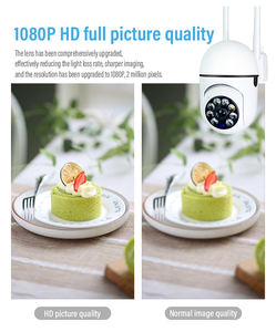 Cámara Inteligente V380 Pro 1080P para Interiores y Exteriores, con Rotación de 360 Grados, WiFi Dual, Detección de Movimiento Nocturna - Product Image 3