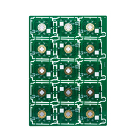 Carte de circuit imprimé dorée double face pour résistance à l'oxydation et aux hautes températures, pour la communication et le contrôle industriel